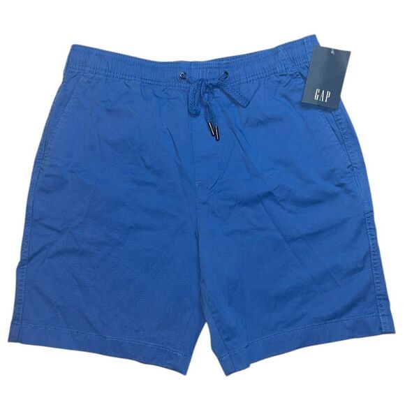GAP Men’s Pull-On Shorts in Bright Blue | Size Medium - Picture 1 of 3